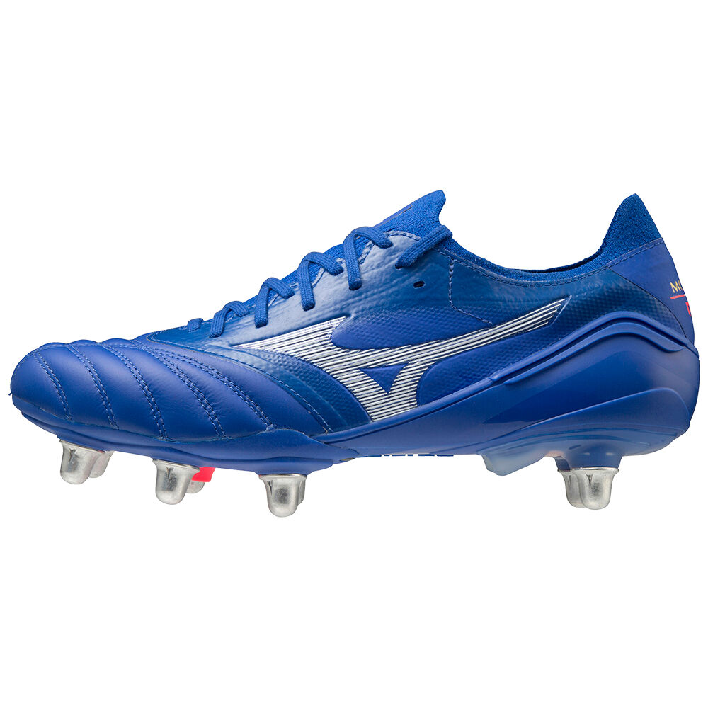 Tacos de Futbol Mizuno Morelia Neo 3 beta Elite SI Para Hombre Azules/Blancos 2036174-JC